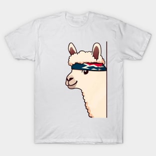 Sneaky japanese Alpaca so cute T-Shirt